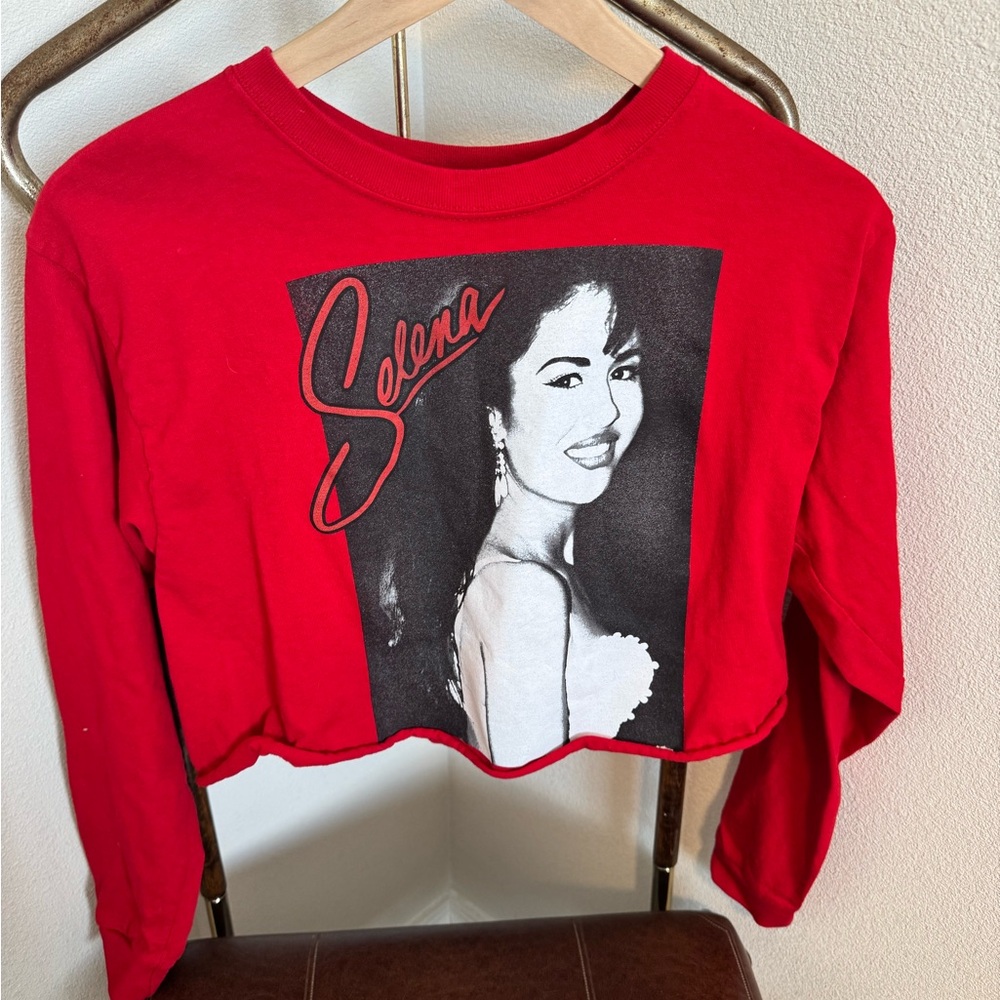 Selena Quintanilla Crop Top long sleeve - Size medium